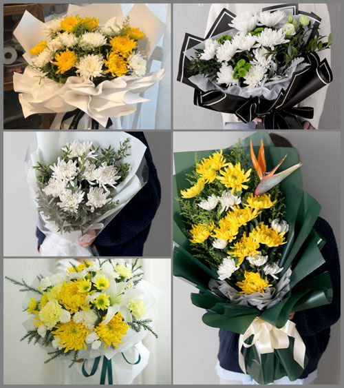 贵州六盘水盘县盘关镇大白岩村白事花束代送
